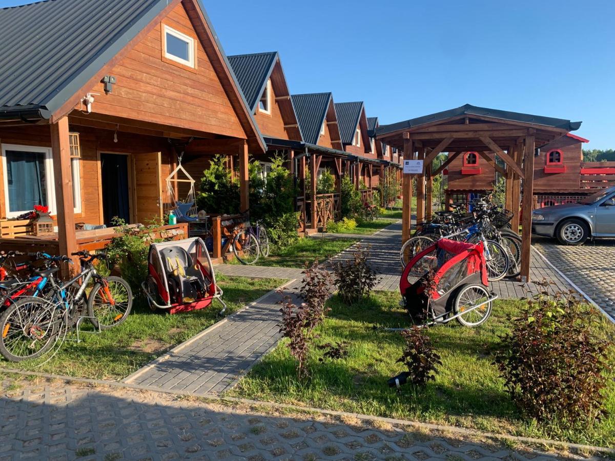 Pod Debami Wicie- Domki Drewniane Nad Morzem Wicie  Exteriör bild
