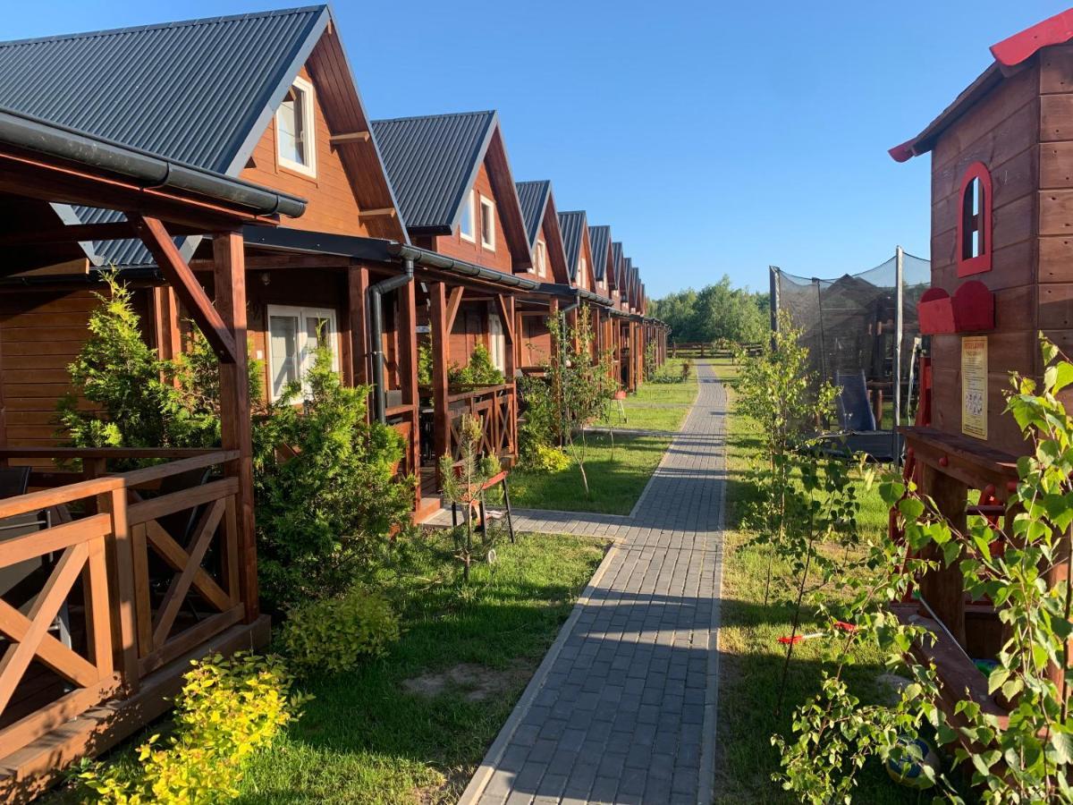Pod Debami Wicie- Domki Drewniane Nad Morzem Wicie  Exteriör bild