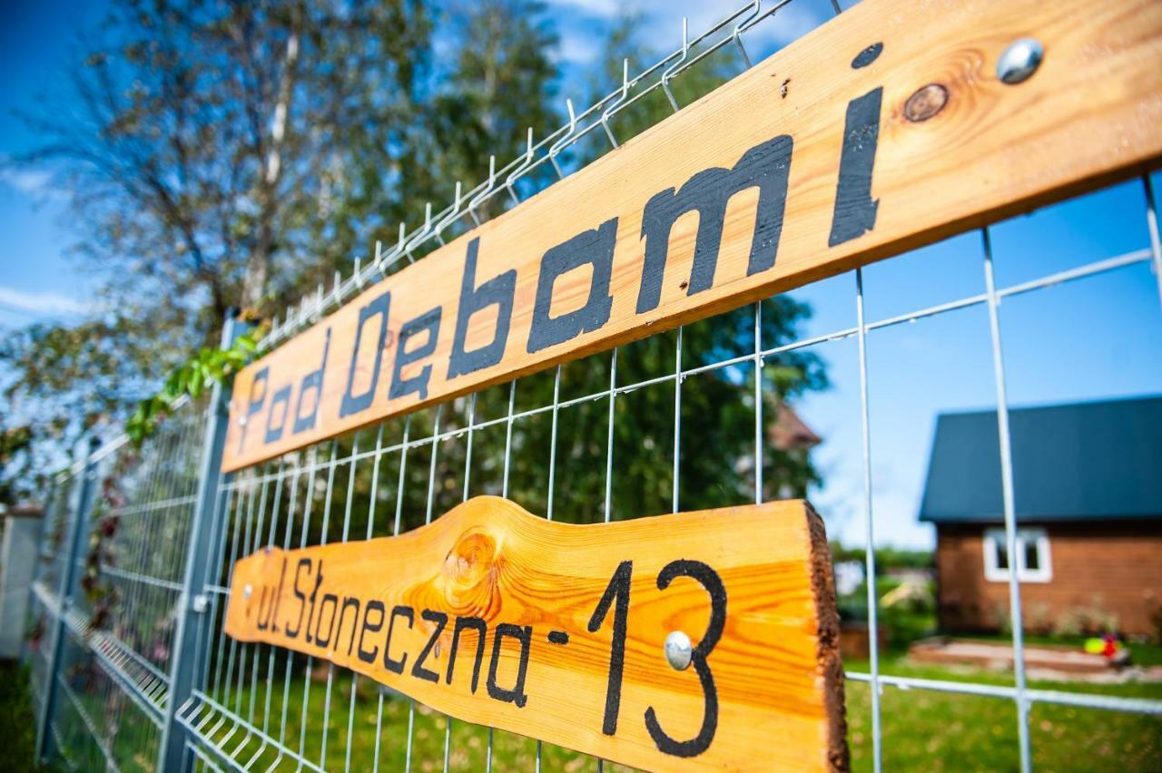 Pod Debami Wicie- Domki Drewniane Nad Morzem Wicie  Exteriör bild