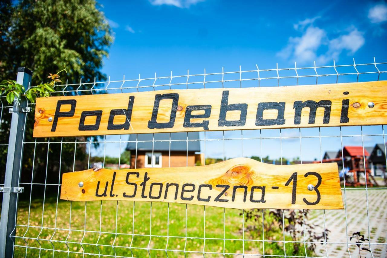 Pod Debami Wicie- Domki Drewniane Nad Morzem Wicie  Exteriör bild